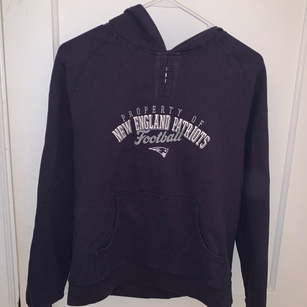 New England Patriots Hooded Sweatshirt Size Medium